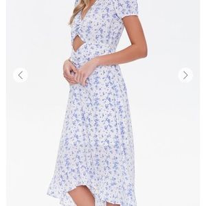 Forever 21 Floral print midi dress